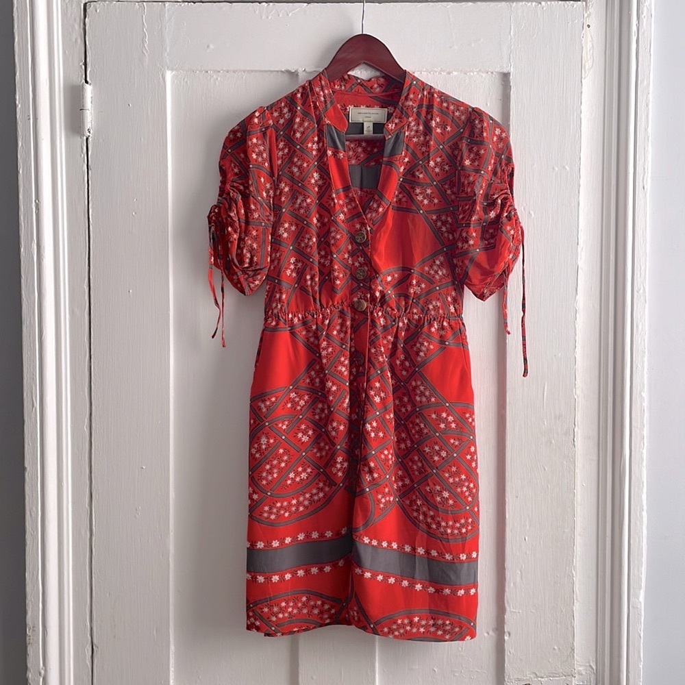 Anthropologie Moulinette Soeurs 0P dress 100%silk